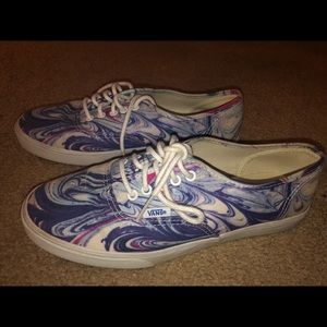 MARBLE vans. Size 8